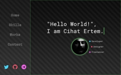 another web site thumbnail created by Cihat Ertem